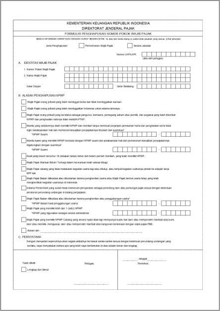 Formulir Penghapusan NPWP jpg