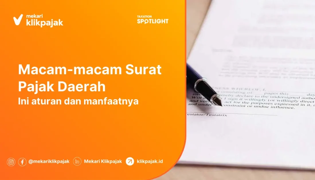 pelajari macam-macam surat pajak daerah