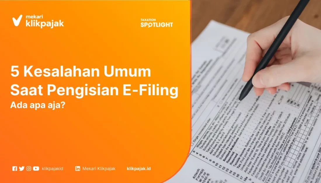 kesalahan umum dalam pengisian e-filing