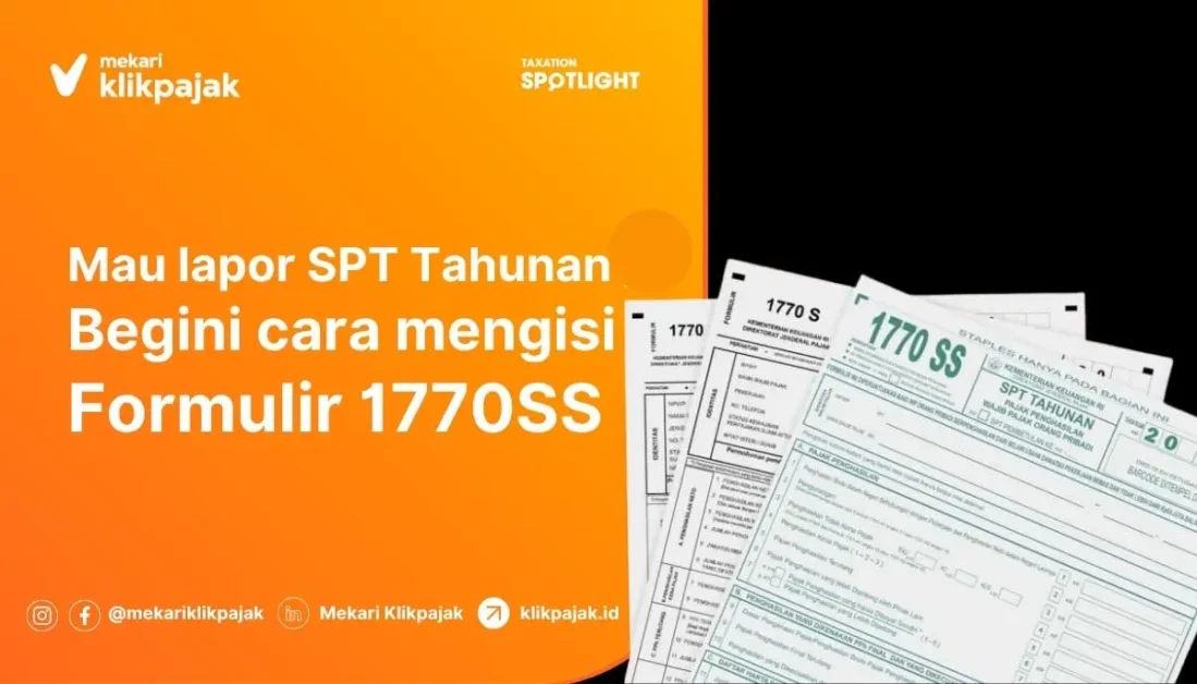 Pengisian SPT Tahunan Pribadi 1770SS