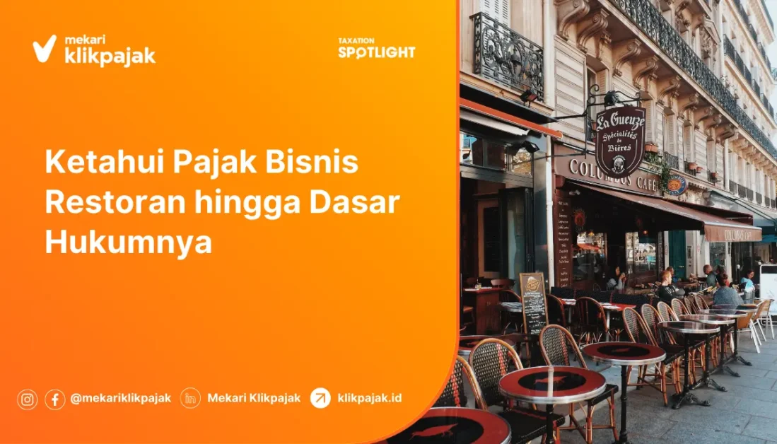 ketahui terkait pajak restoran
