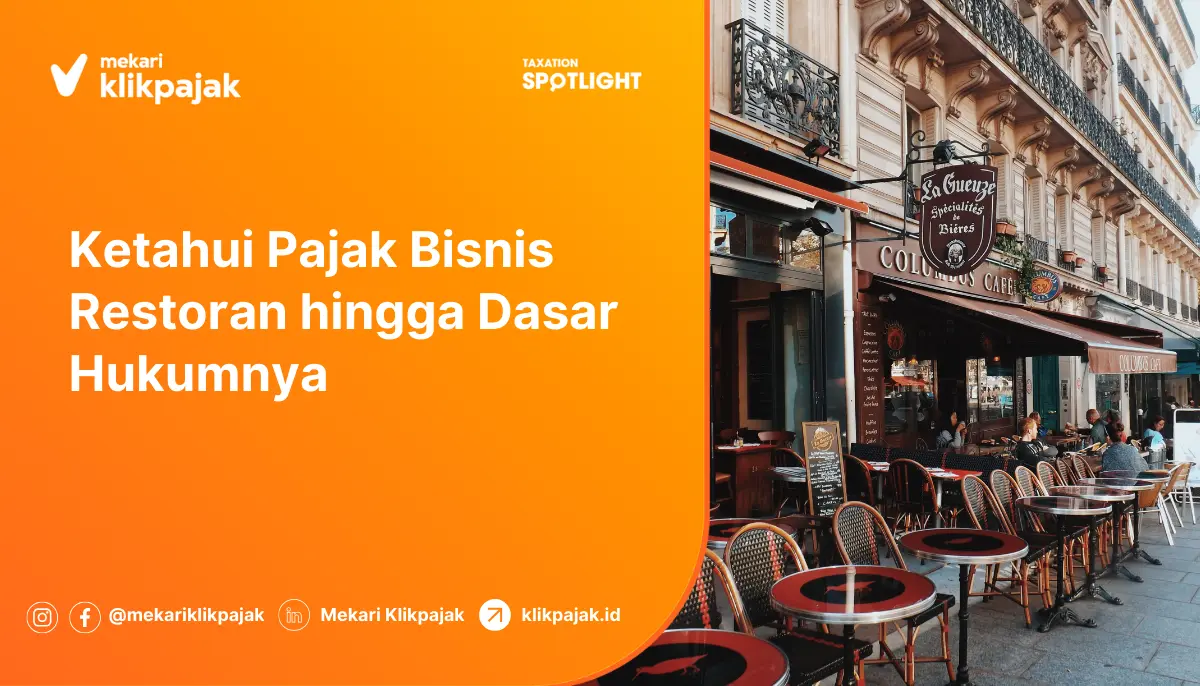 ketahui terkait pajak restoran