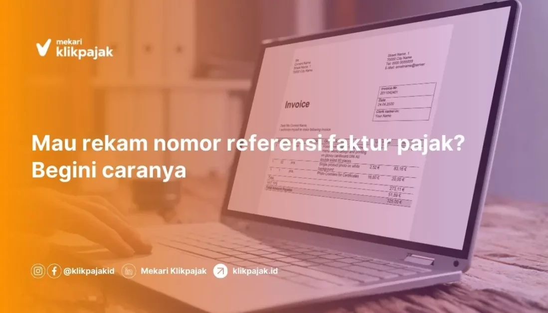 Rekam Nomor Referensi Faktur Pajak