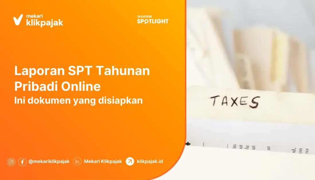 dokumen lapor spt tahunan pribadi