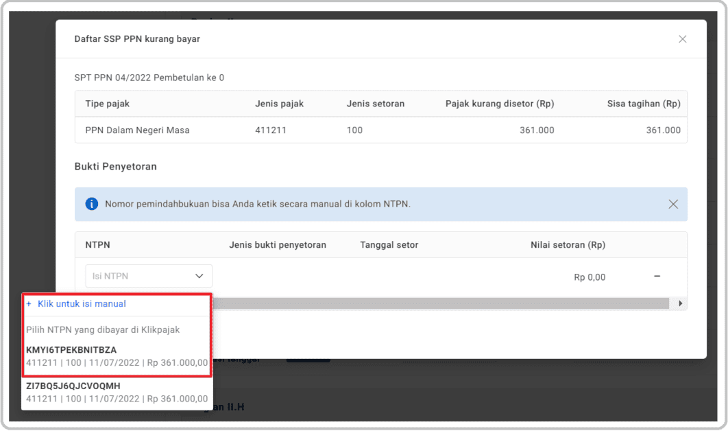 Cara Pembetulan SPT Masa PPN atau Cara Pembetulan SPT PPN di Web-eFaktur