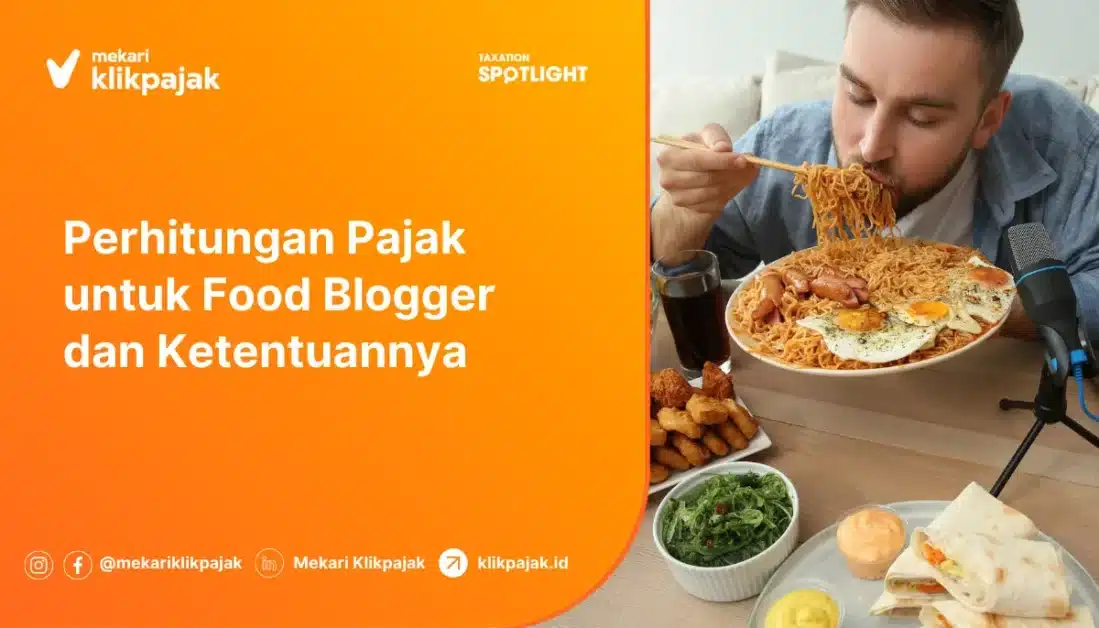 perhitungan pajak untuk food blogger