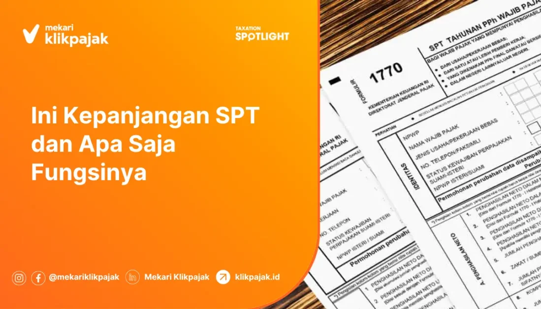 mengenal apa itu kepanjangan SPT
