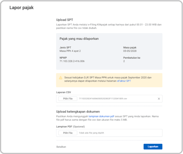 Cara Pembetulan SPT Badan di e-Filing