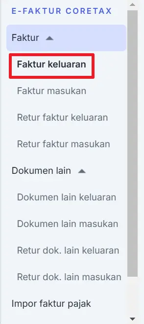 Cara Simpan-Upload Faktur Keluaran