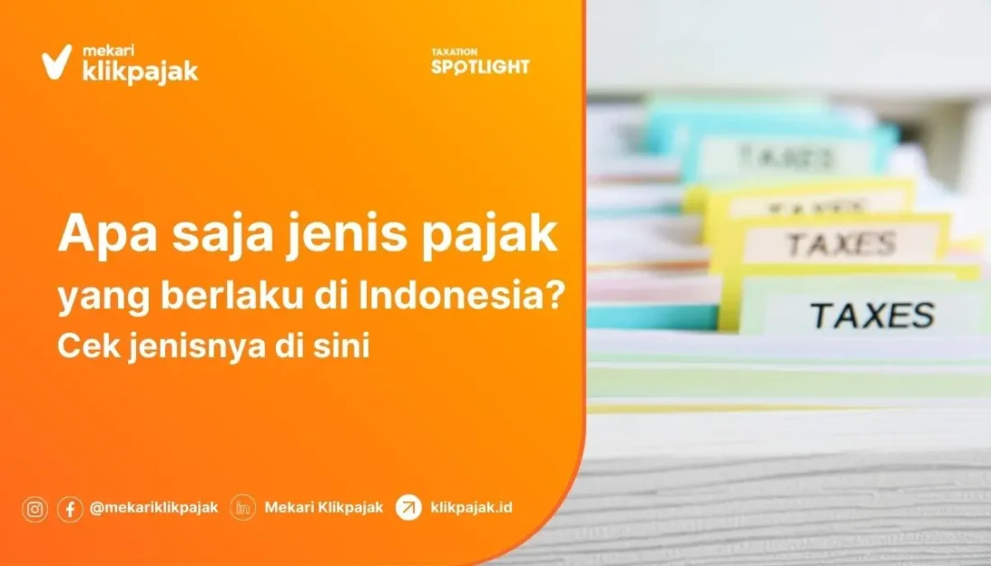 Jenis Pajak di Indonesia