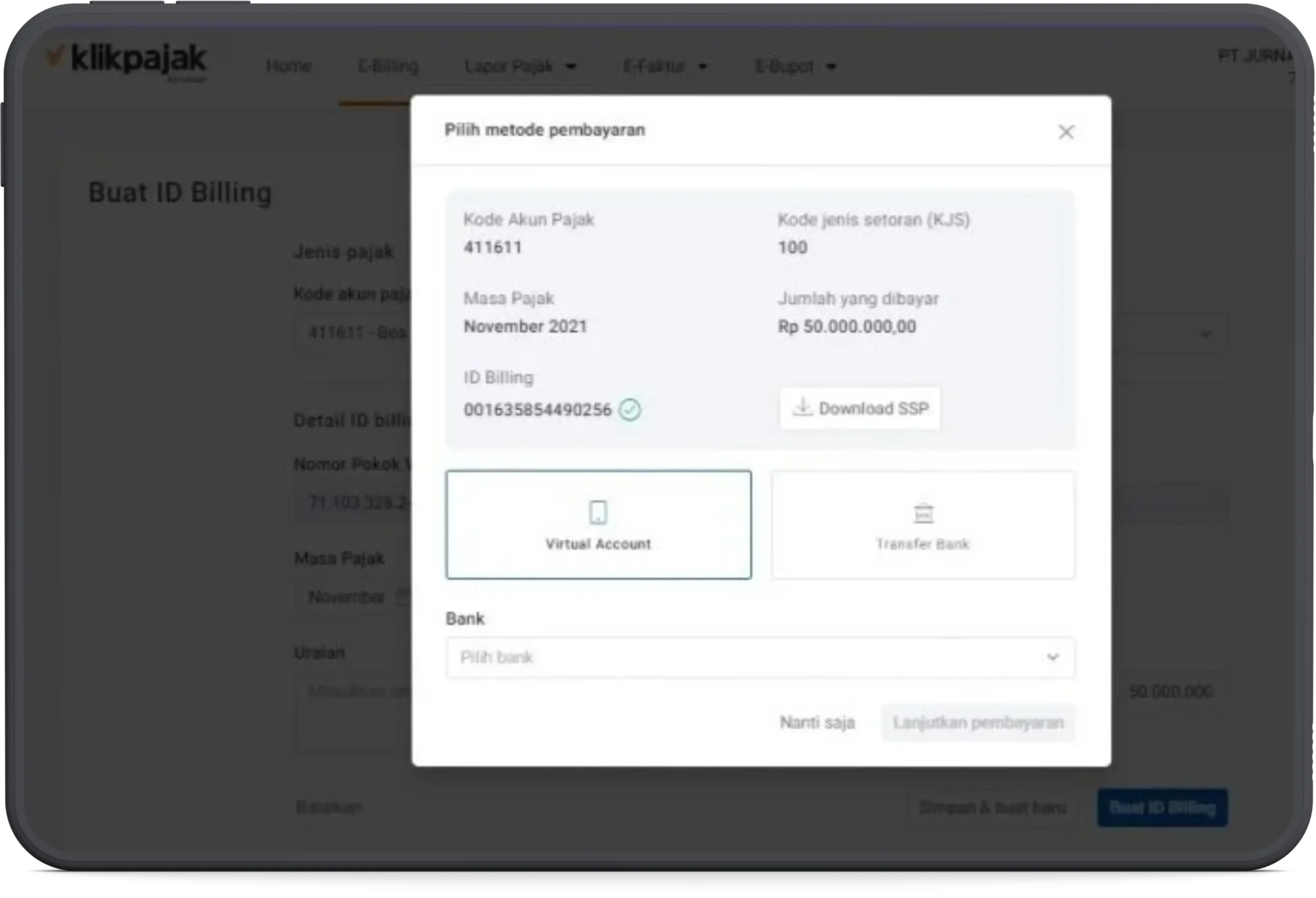 Bayar Bea Meterai Elektronik