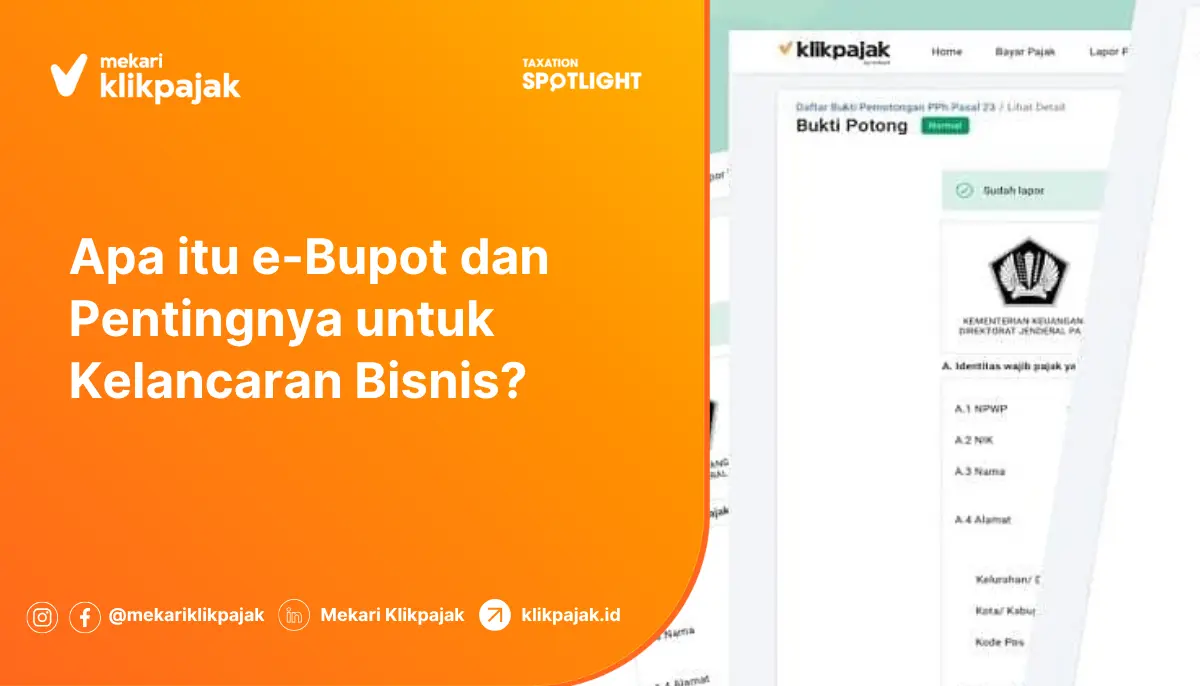 pentingnya e-bupot untuk kelancaran bisnis
