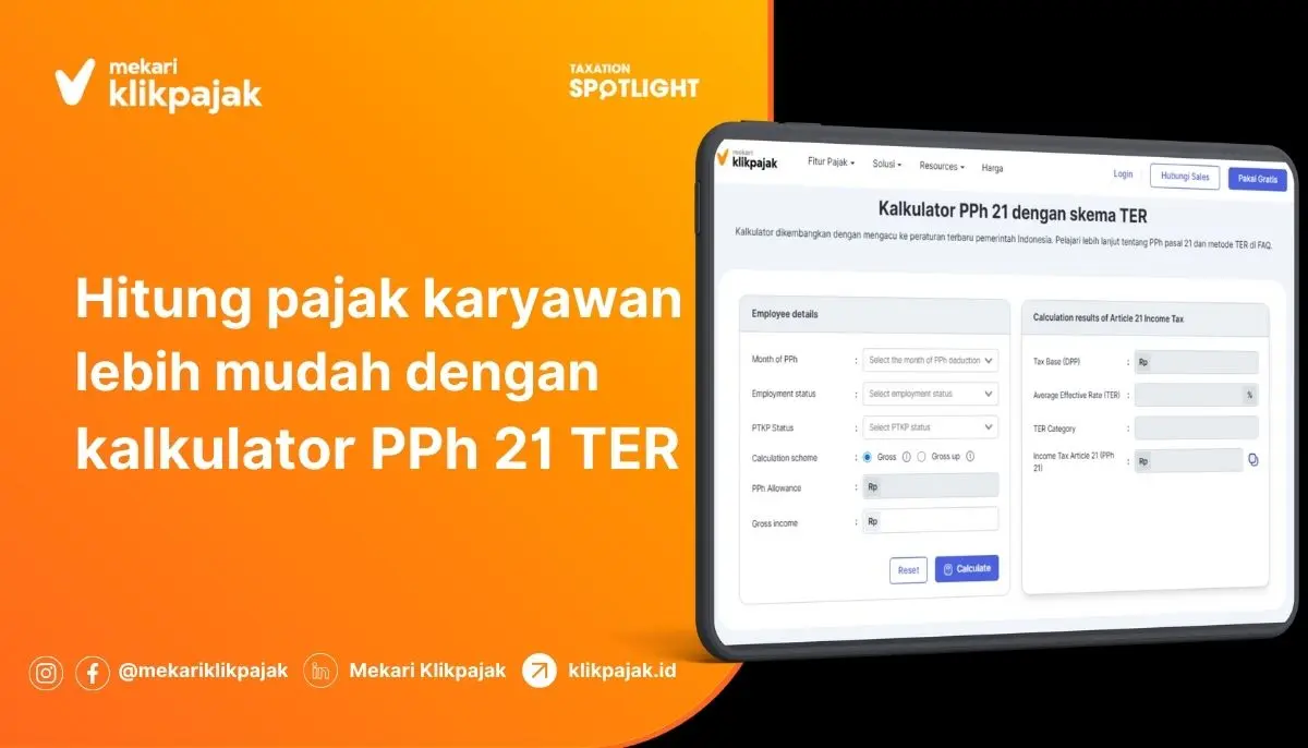Tutorial Hitung Pajak Penghasilan di Kalkulator PPh 21 Mekari Klikpajak