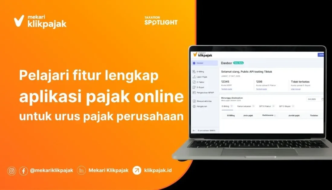 Fitur Lengkap Aplikasi Pajak Online