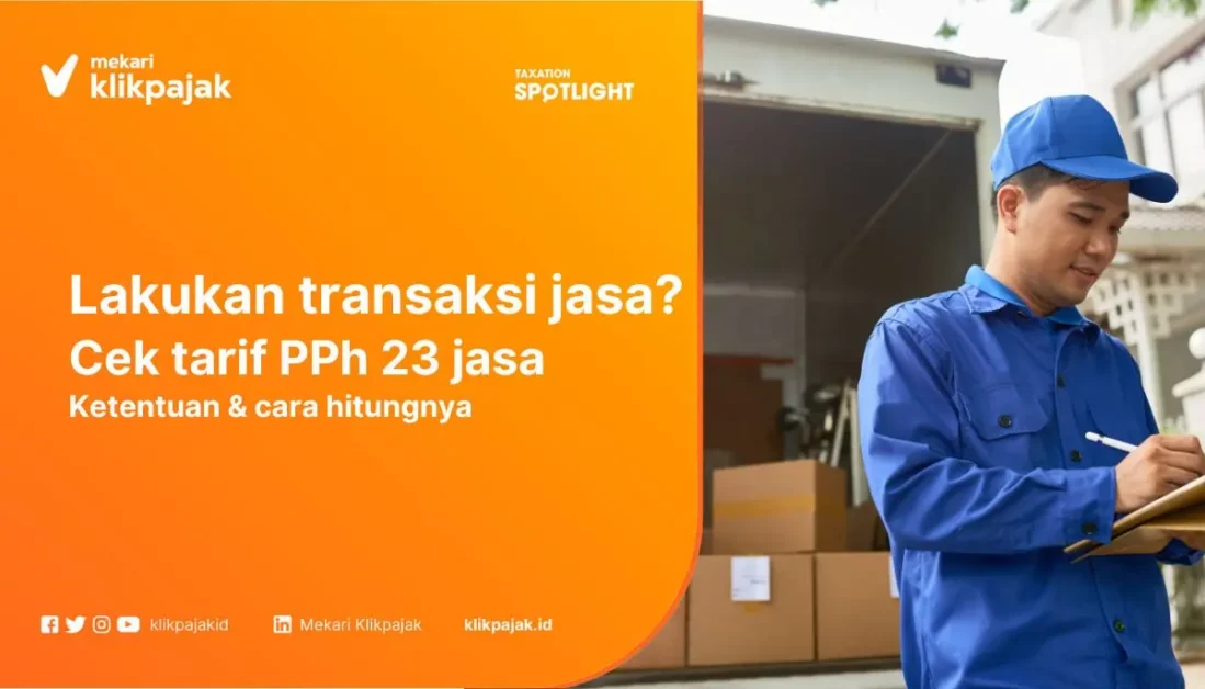 Tarif PPh Pasal 23 Jasa