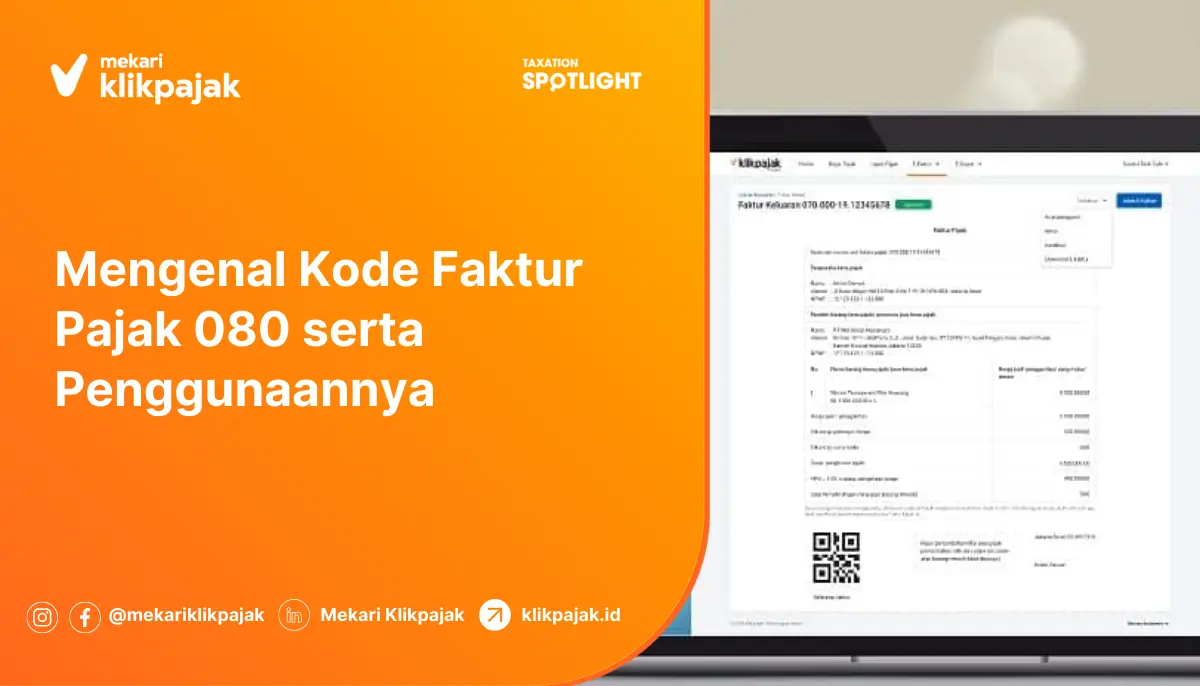 kode faktur pajak 080