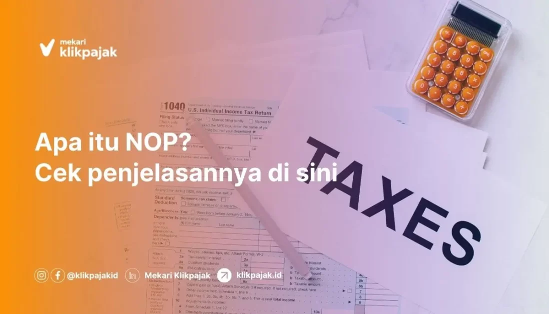 Nomor Objek Pajak dan Penggunaan NOP