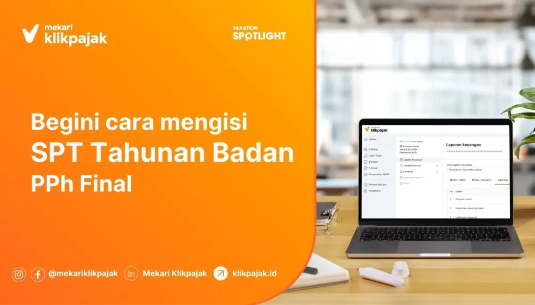 Cara Mengisi SPT Tahunan Badan PPh Final