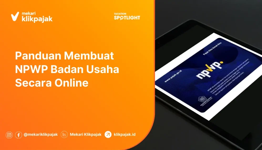 pembuatan npwp badan usaha online