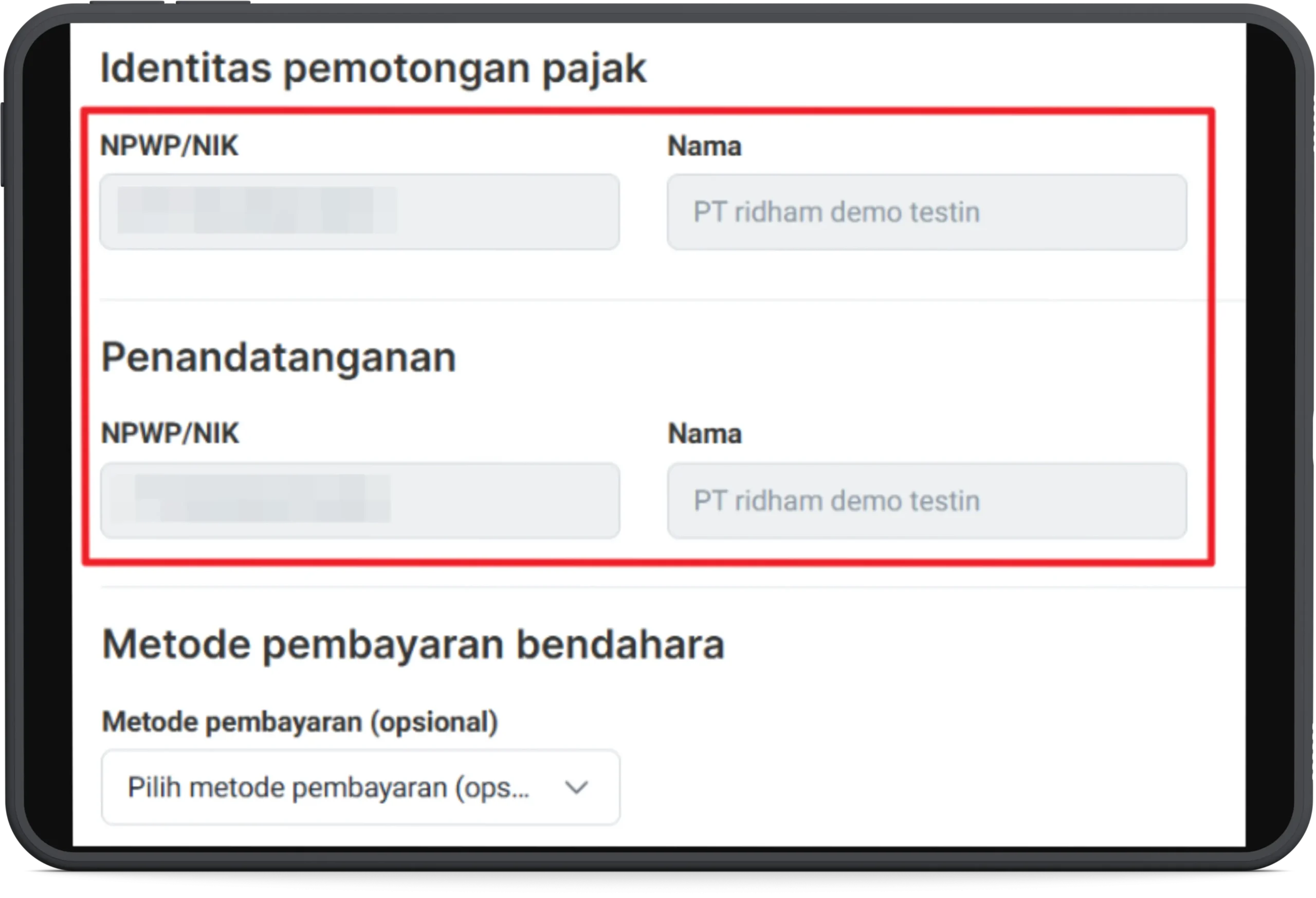 Buat bukti potong pph unifikasi 7