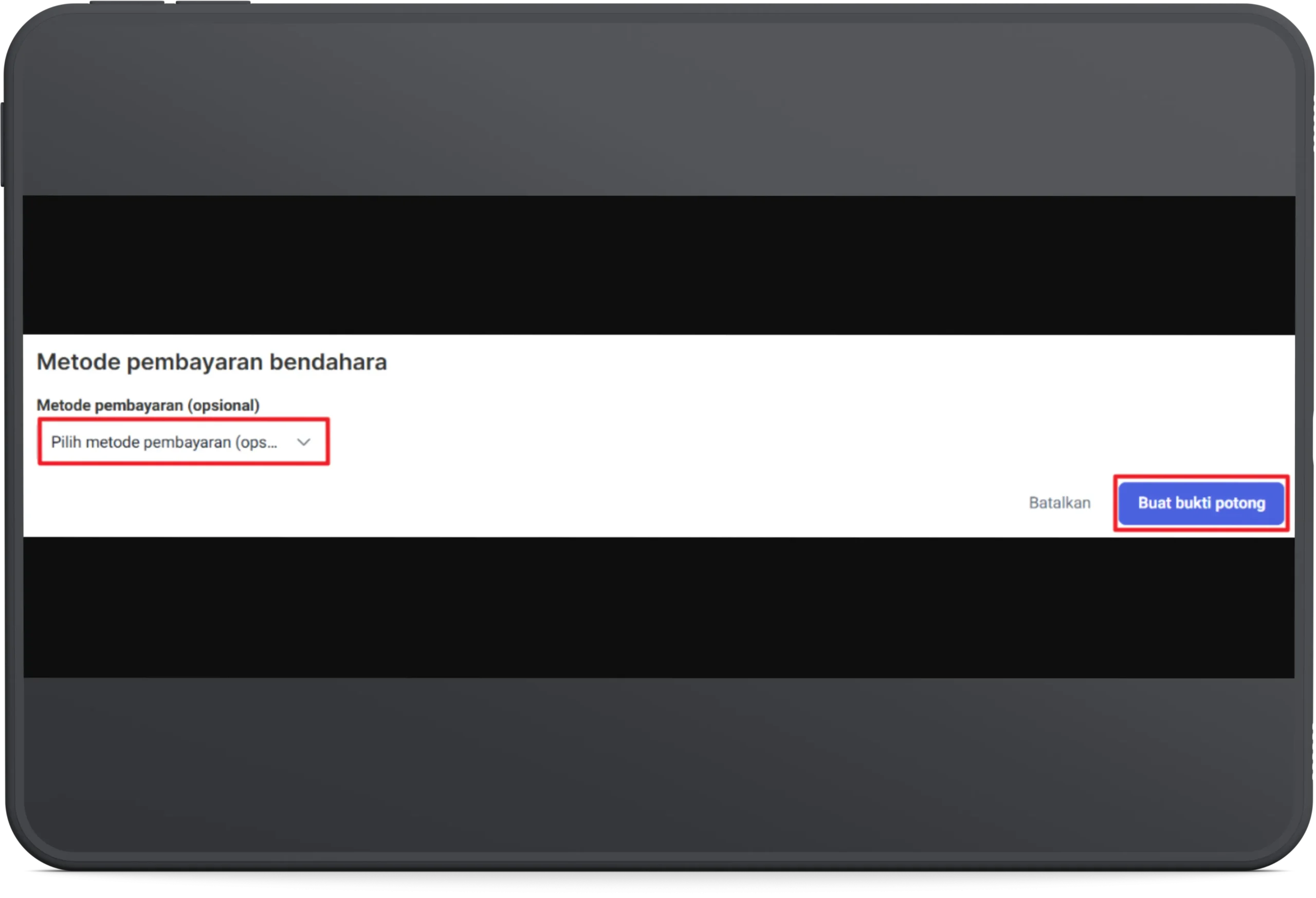 Buat bukti potong pph unifikasi 8
