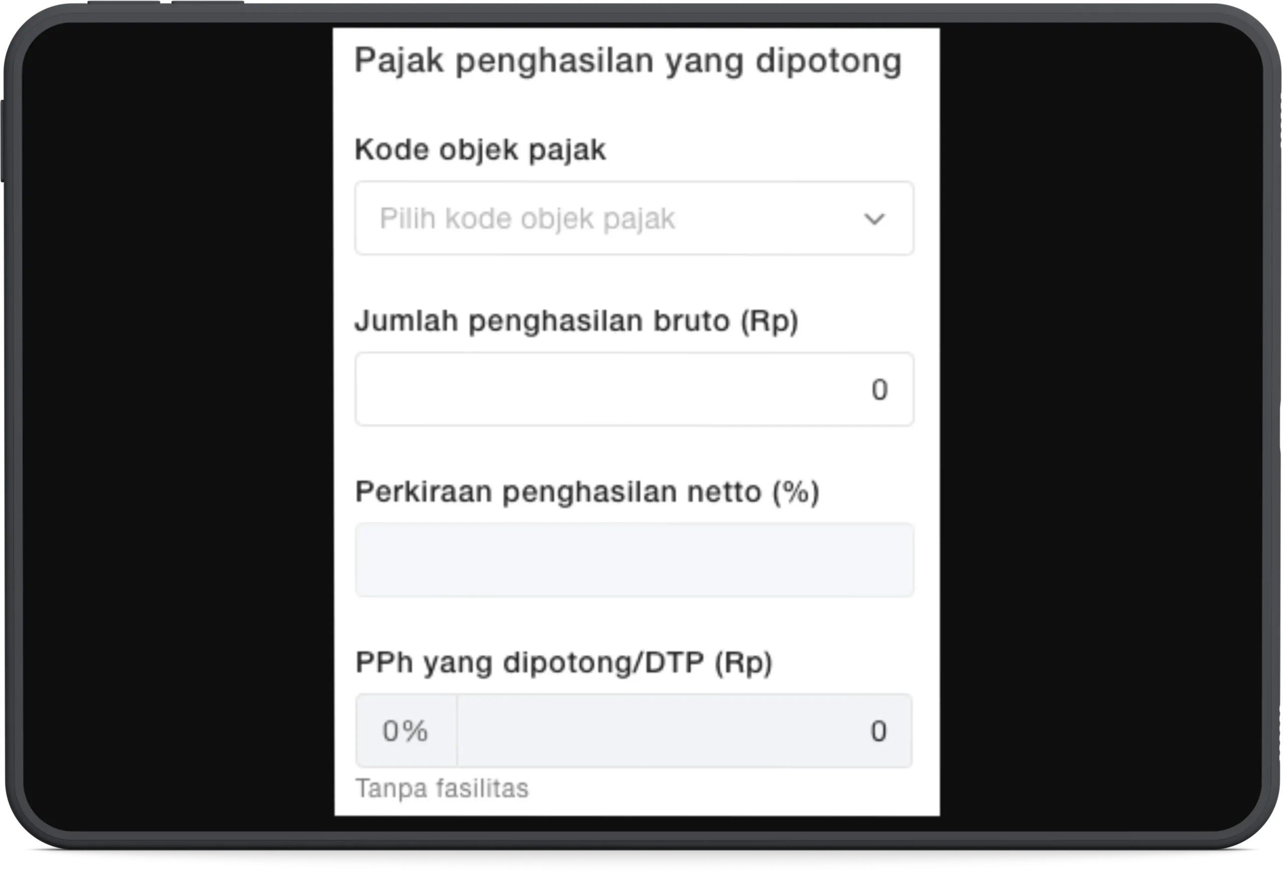 Cara buat ebupot non residen pph 26 d