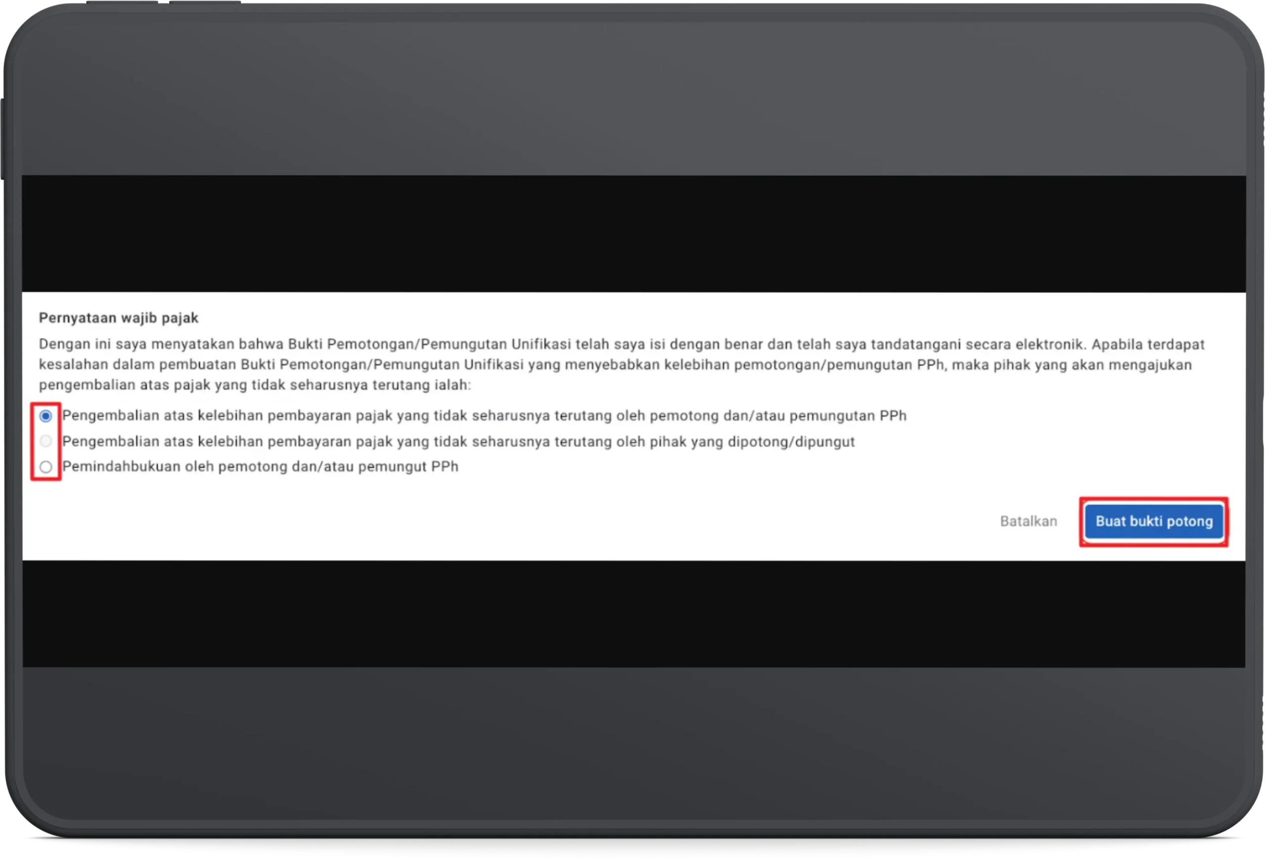 Cara buat ebupot non resident pph 26 e