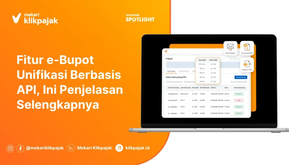 e-bupot unifikasi berbasis API