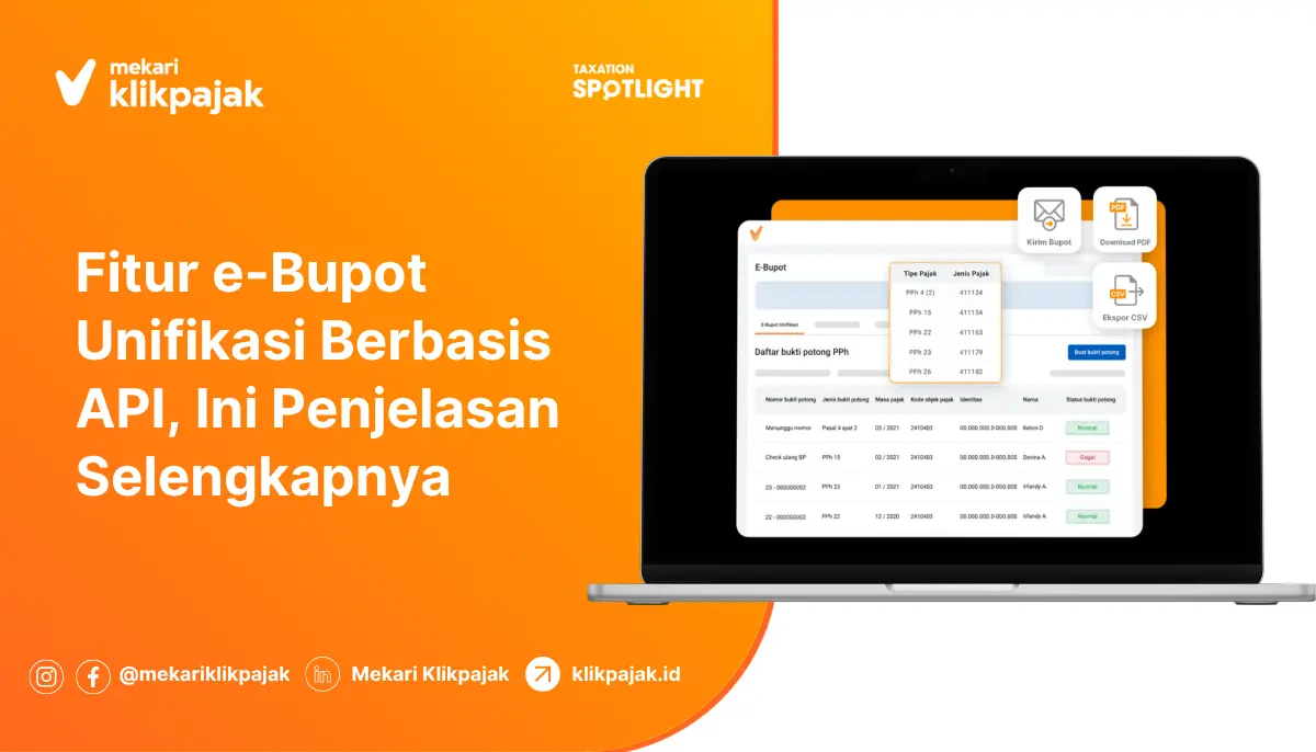 e-bupot unifikasi berbasis API