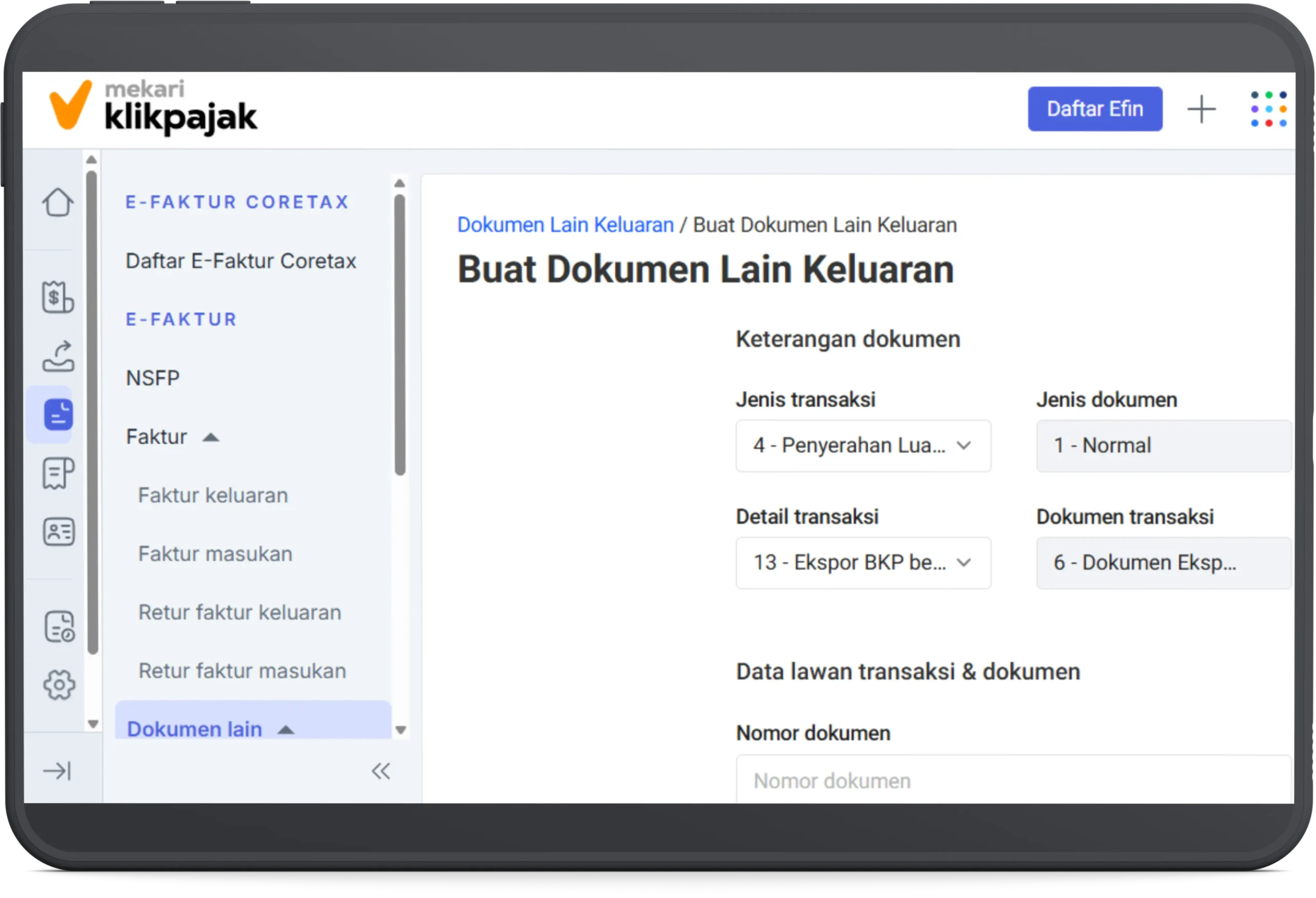 Dokumen Lain Faktur Keluaran 3