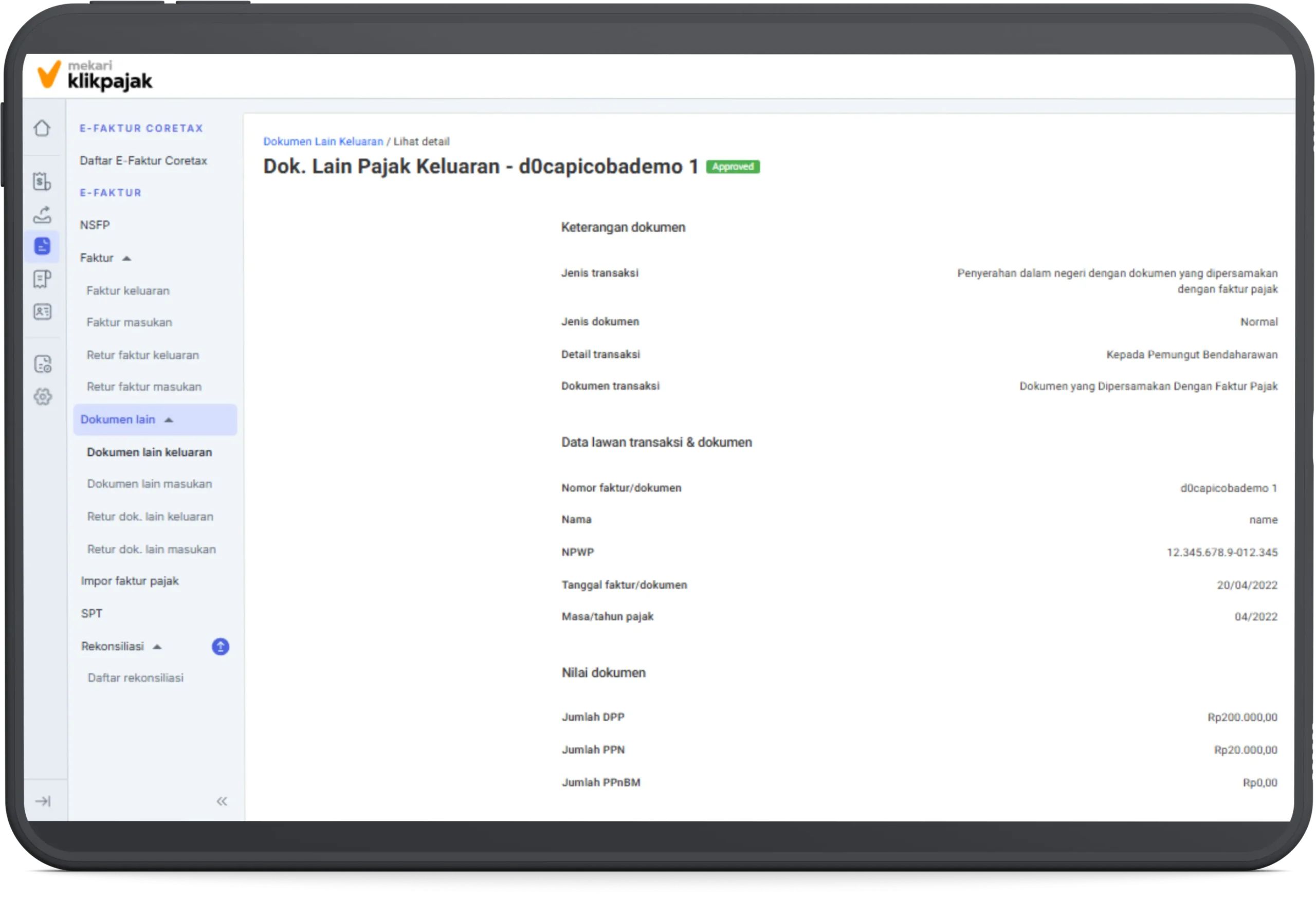 Dokumen Lain Faktur Keluaran 5