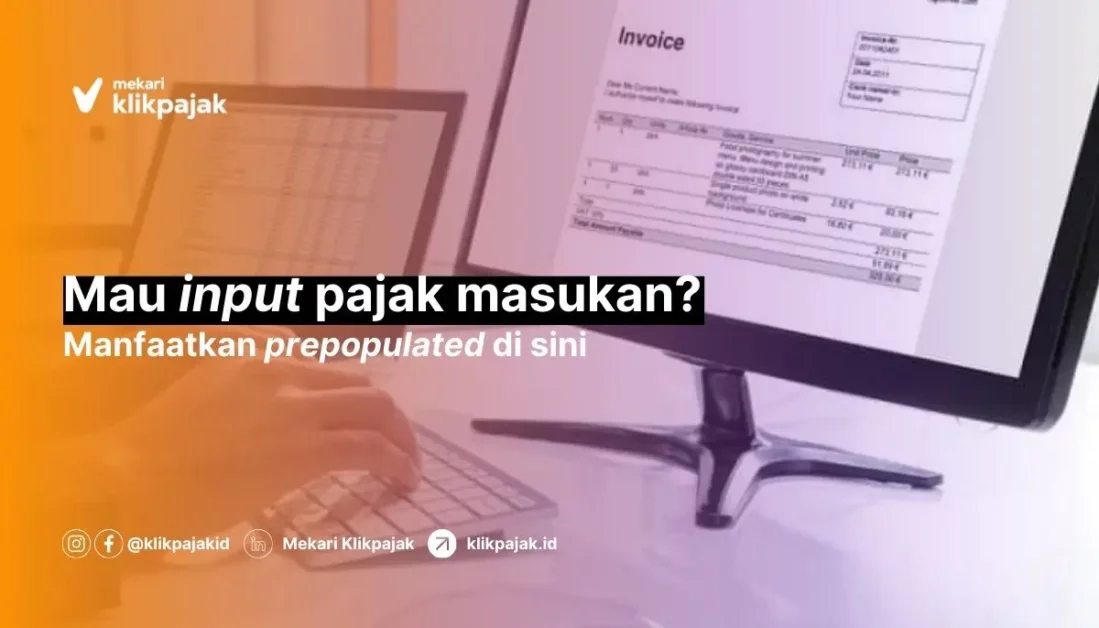 Input Pajak Masukan Prepopulated