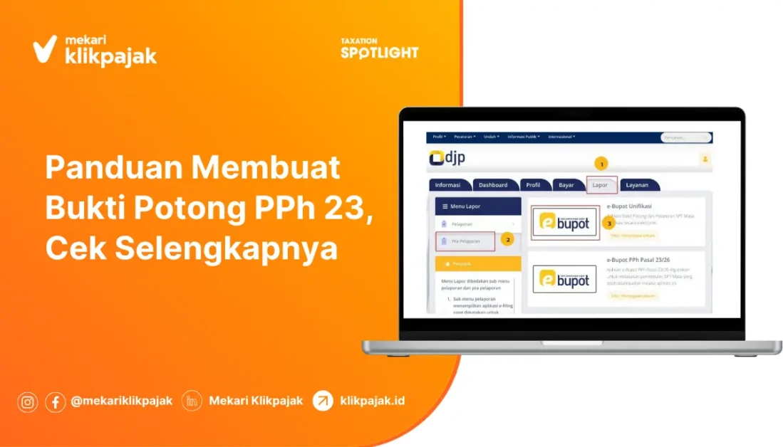 buat bukti potong PPh 23