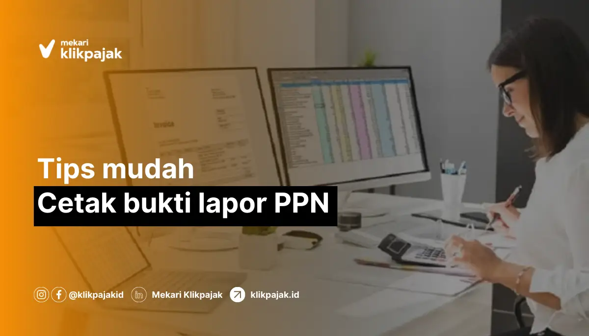 cetak bukti lapor ppn