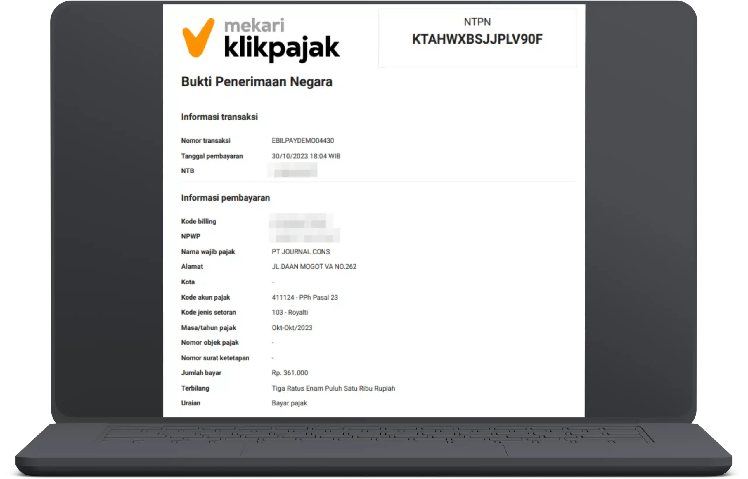 Cara Membuat Kode Billing 13