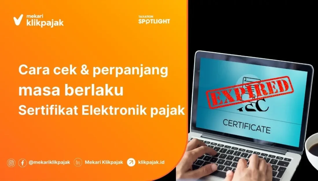 Cara Perpanjang Sertifikat Elektronik Pajak (1)