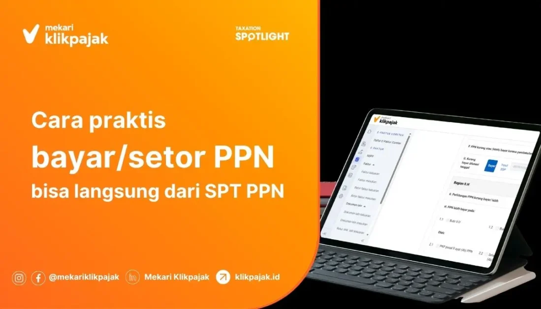 Cara Bayar atau Setor PPN