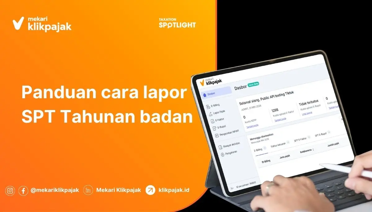 Cara Lapor SPT Tahunan Badan Coretax