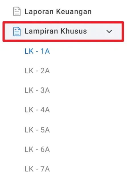 lampiran khusus spt badan