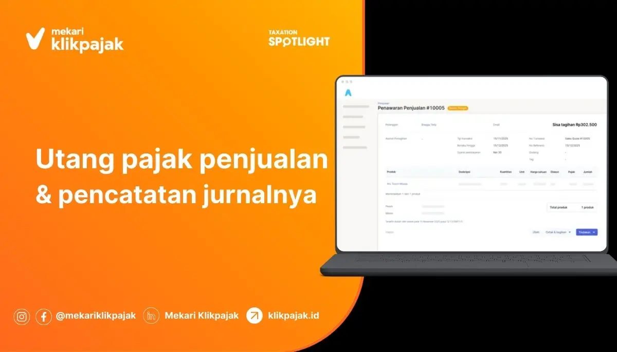 Utang Pajak Penjualan & Cara Pencatatan Jurnalnya