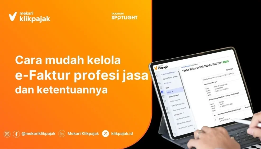 Faktur Pajak Profesi Jasa