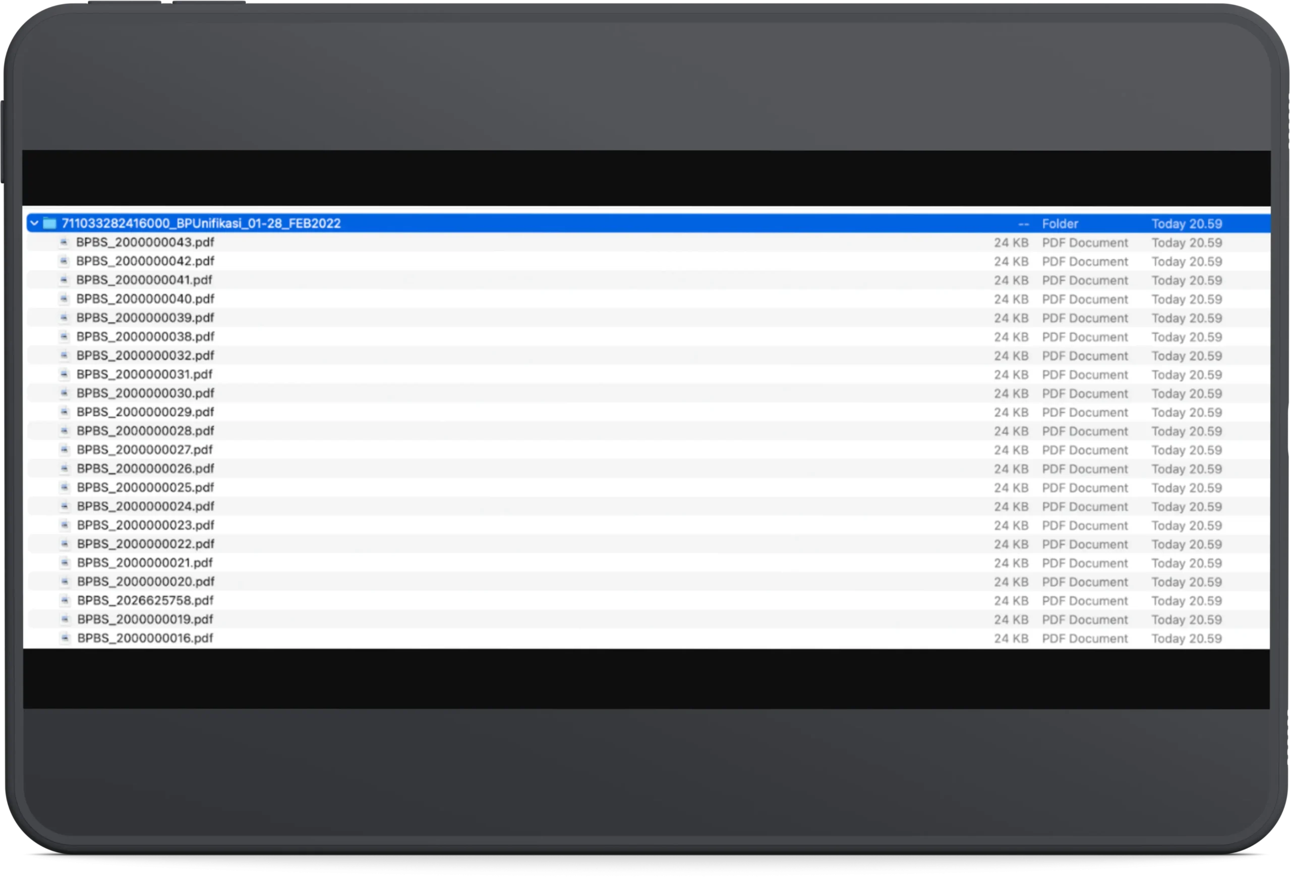 Cara bulk donwload ebupot pph unifikasi 1