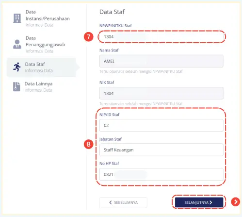 Daftar NIK Massal Karyawan